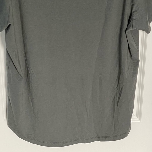 Cuts Sage Green Whale Print AO Curve Hem Short Sleeve Tee- 47024 - Picture 12 of 15